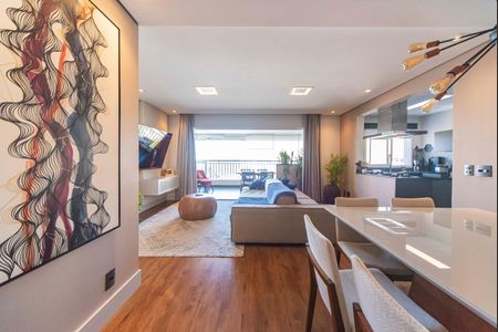 Sala de apartamento à venda com 3 quartos, 128m² em Vila Assunção, Santo André