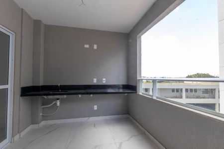 Varanda gourmet de apartamento à venda com 3 quartos, 84m² em Pampulha, Belo Horizonte