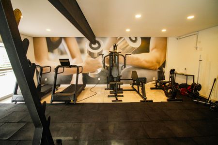 Área comum - Academia de apartamento para alugar com 2 quartos, 85m² em Guilhermina, Praia Grande