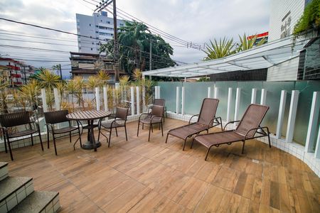 Área comum - Piscina de apartamento para alugar com 2 quartos, 85m² em Guilhermina, Praia Grande