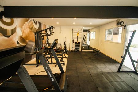Área comum - Academia de apartamento para alugar com 2 quartos, 85m² em Guilhermina, Praia Grande