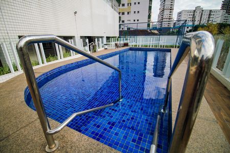 Área comum - Piscina de apartamento para alugar com 2 quartos, 85m² em Guilhermina, Praia Grande