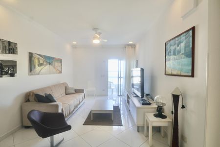 Sala de apartamento para alugar com 2 quartos, 85m² em Barra Funda, Guarujá
