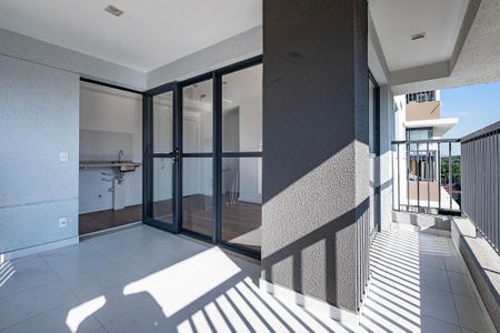 Sala/Cozinha - Varanda de apartamento para alugar com 1 quarto, 41m² em Pinheiros, São Paulo
