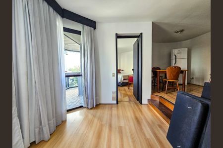 Sala de apartamento para alugar com 1 quarto, 46m² em Brooklin Novo, São Paulo