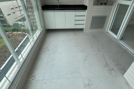 Varanda da Sala de apartamento para alugar com 2 quartos, 87m² em Gonzaga, Santos