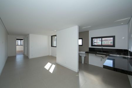 SALA de apartamento à venda com 2 quartos, 62m² em Grajaú, Belo Horizonte