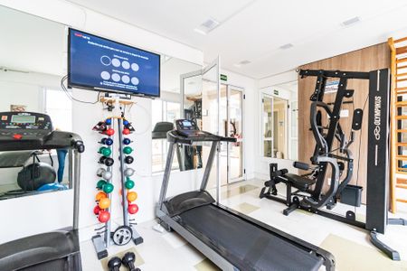 Apartamento para alugar com 50m², 2 quartos e 1 vaga Apartamento para alugar com 50m², 2 quartos e 1 vagaÁrea comum - Academia