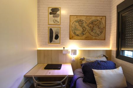 Quarto 1 de apartamento para alugar com 2 quartos, 40m² em Moema, São Paulo