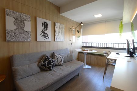 Sala de apartamento para alugar com 2 quartos, 40m² em Moema, São Paulo