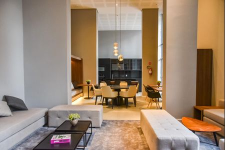 Studio para alugar com 29m², 1 quarto e sem vaga Studio para alugar com 29m², 1 quarto e sem vagaÁrea comum - Salão de festas