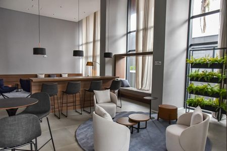 Studio para alugar com 29m², 1 quarto e sem vaga Studio para alugar com 29m², 1 quarto e sem vagaHall de entrada