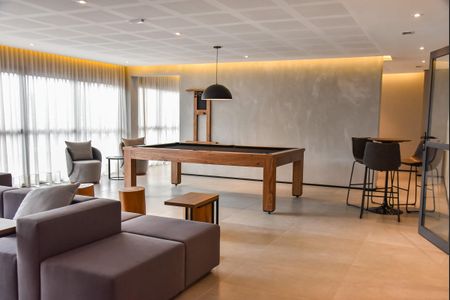 Studio para alugar com 29m², 1 quarto e sem vaga Studio para alugar com 29m², 1 quarto e sem vagaSala de jogos