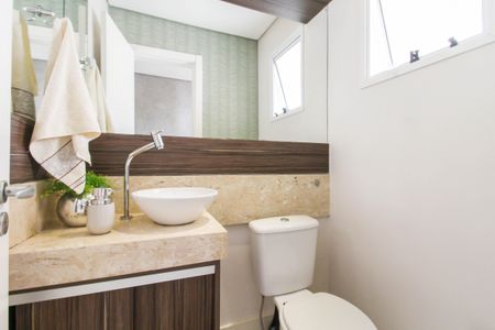 Casa de condomínio à venda com 252m², 4 quartos e sem vagaLavabo