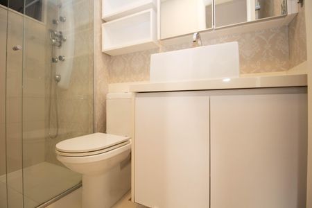 Apartamento para alugar com 147m², 4 quartos e 2 vagasBanheiro da Suíte 