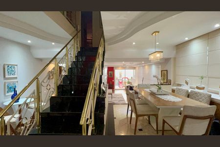 Sala de Jantar de casa de condomínio à venda com 3 quartos, 450m² em Alto de Pinheiros, São Paulo