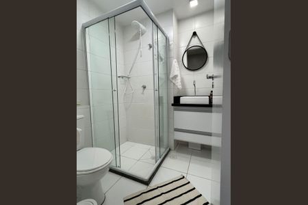 Banheiro de apartamento para alugar com 1 quarto, 25m² em Vila Buarque, São Paulo