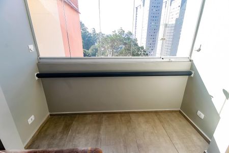 Varanda da Sala de apartamento para alugar com 2 quartos, 53m² em Jardim Paris, São Paulo