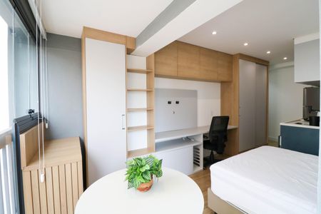 Studio para alugar com 30m², 1 quarto e sem vagaVaranda
