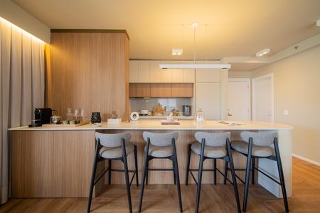 Apartamento à venda com 57m², 1 quarto e 1 vagaCozinha