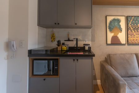 Studio para alugar com 25m², 1 quarto e sem vagaCozinha