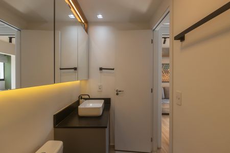 Studio para alugar com 25m², 1 quarto e sem vagaBanheiro da Suíte