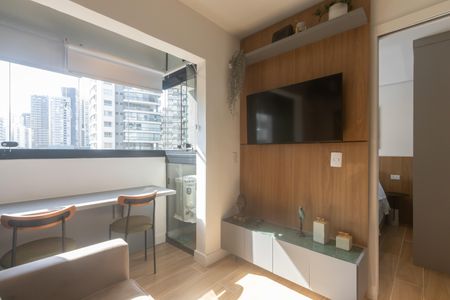 Studio para alugar com 25m², 1 quarto e sem vagaVaranda
