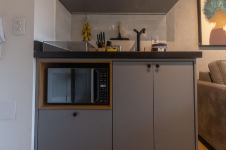 Studio para alugar com 25m², 1 quarto e sem vagaCozinha