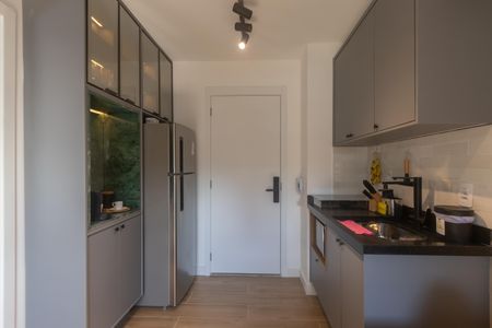 Studio para alugar com 25m², 1 quarto e sem vagaCozinha