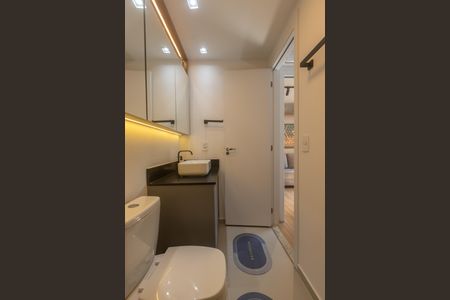 Studio para alugar com 25m², 1 quarto e sem vagaBanheiro da Suíte