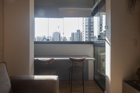 Studio para alugar com 25m², 1 quarto e sem vagaVaranda