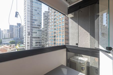 Studio para alugar com 25m², 1 quarto e sem vagaVaranda