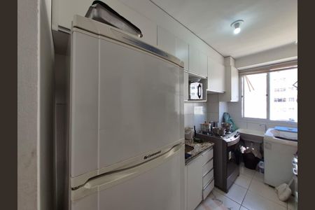 cozinha de apartamento à venda com 2 quartos, 56m² em Jk, Contagem