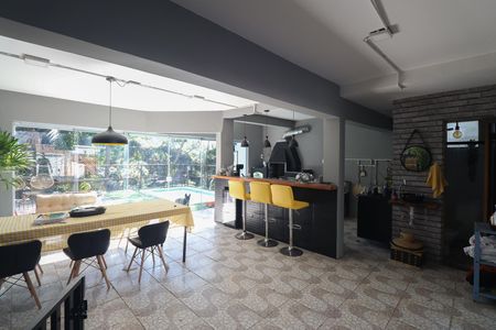 Churrasqueira de casa de condomínio à venda com 3 quartos, 500m² em Vila Irmaos Arnoni, São Paulo