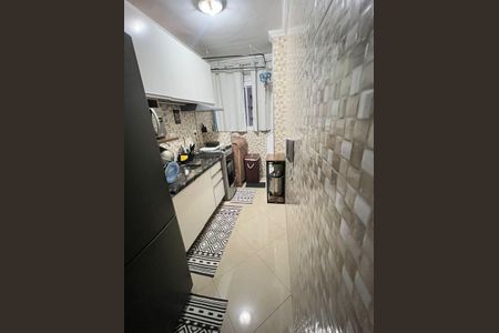 Cozinha de apartamento à venda com 2 quartos, 43m² em Vila Eldizia, Santo André