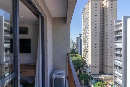 Sacada de kitnet/studio para alugar com 1 quarto, 25m² em Vila Olímpia, São Paulo
