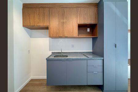 Studio para alugar com 25m², 1 quarto e sem vagaCozinha 