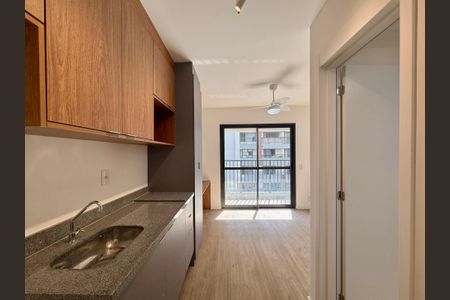 Studio para alugar com 25m², 1 quarto e sem vagaCozinha 