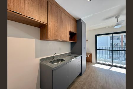 Studio para alugar com 25m², 1 quarto e sem vagaCozinha 