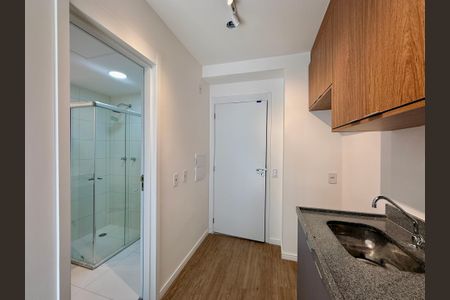 Studio para alugar com 25m², 1 quarto e sem vagaCozinha 