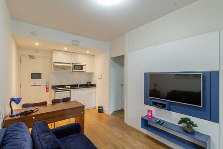 Sala de apartamento para alugar com 1 quarto, 31m² em Itaim Bibi, São Paulo