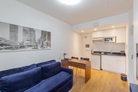 Sala de apartamento para alugar com 1 quarto, 31m² em Itaim Bibi, São Paulo