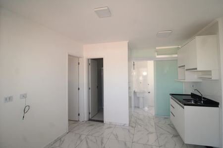 Sala / Cozinha de apartamento para alugar com 1 quarto, 32m² em Vila Amalia (zona Norte), São Paulo
