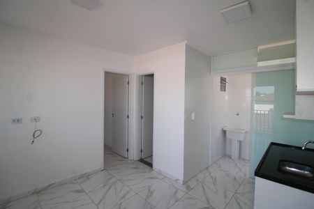 Sala / Cozinha de apartamento para alugar com 1 quarto, 32m² em Vila Amalia (zona Norte), São Paulo