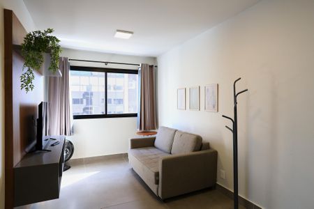 Sala de apartamento para alugar com 1 quarto, 40m² em Santa Efigênia, Belo Horizonte