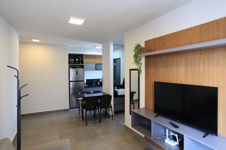 Sala de kitnet/studio para alugar com 1 quarto, 40m² em Santa Efigênia, Belo Horizonte