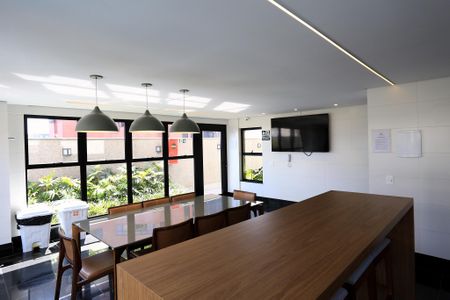 Studio à venda com 57m², 1 quarto e 1 vagaEspaço Gourmet