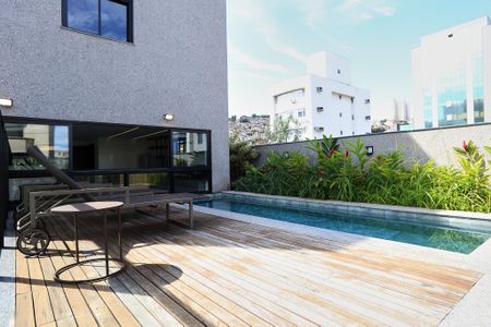 Apartamento à venda com 85m², 1 quarto e 2 vagasÁrea comum - Piscina