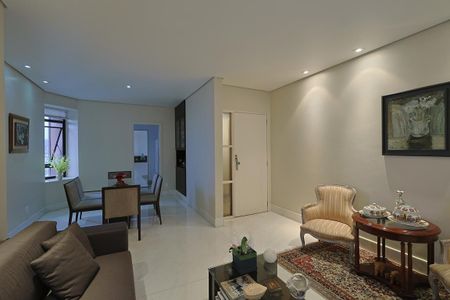 Sala de apartamento para alugar com 3 quartos, 110m² em Lourdes, Belo Horizonte