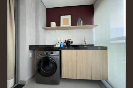 Studio para alugar com 45m², 1 quarto e 1 vagaVaranda